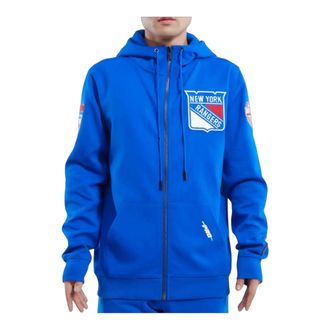 Pro Standard Pro Standard NHL New York Rangers Classic Zip-Up Hoodie in Royal Blue Men