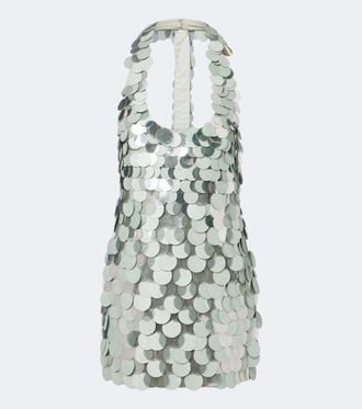 Retrof&ecirc;te Retrof&ecirc;te Briggs sequined halterneck minidress