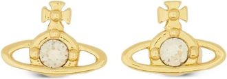 Vivienne Westwood Nano Solitaire Oorbellen - Dames - Oorbellen - Geel - ONE Size - Accessoires