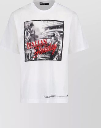 Dolce & Gabbana cotton graphic-print t-shirt