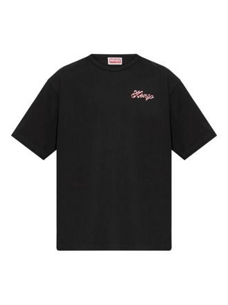 Kenzo Winter Holidays T-shirt met logo - Zwart