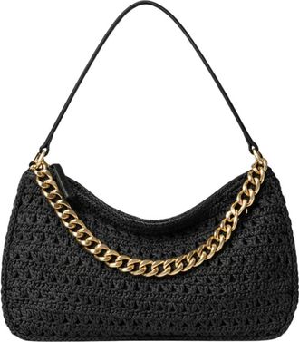 Twinset Shoulder Bags, female, Black, Size: ONE SIZE Liliane Hobo Bag