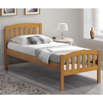Bedmaster Lyon Oak Wooden Kids Bed Single