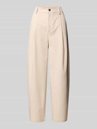 s.Oliver Red Label Relaxed Fit Hose aus Twill in Beige, Gr&ouml;&szlig;e 34