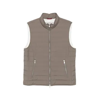 Brunello Cucinelli Quilted High-neck Gilet