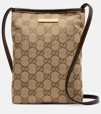 Gucci Borsa a tracolla Mini in canvas GG