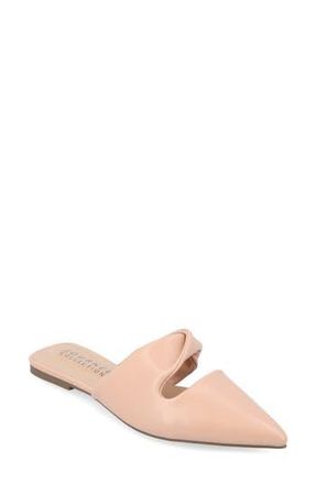 Journee Collection Enniss Flat Mule in Blush at Nordstrom Rack, Size 6.5