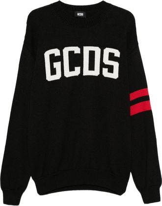 GCDS Logo-detailing Striped Sweater