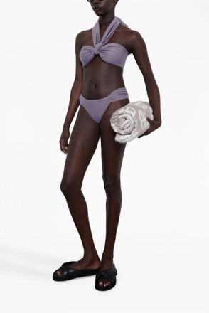 Anine Bing Naya Bikini Bottom In Violet