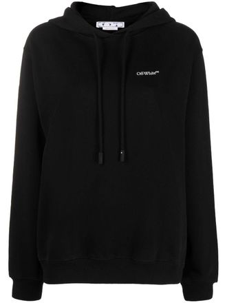Off-white Felpa con cappuccio - Nero