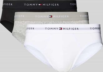 Tommy Hilfiger Slip aus Baumwoll-Mix im 3er-Pack in Black, Gr&ouml;&szlig;e L