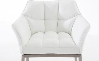 Clp Clp - Set De 2 Taburetes Damaso Blanco Acero Inoxidable