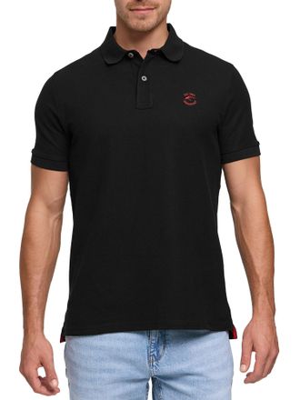 Indicode Poloshirt INDICODE INWadim, Herren, Gr. XXL, schwarz, Jersey, Obermaterial: 100% Baumwolle, unifarben, regular fit normal, ohne Ausschnitt, Shirts Pol