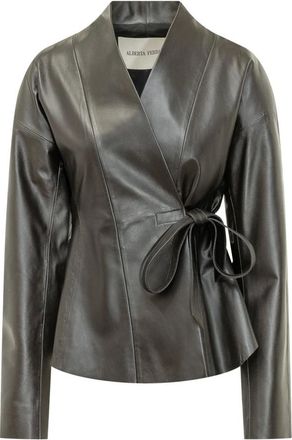 Alberta Ferretti Chaqueta Cruzada - Jackets - Mujer - Negro - L