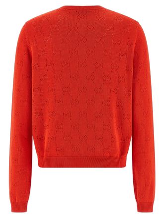 Gucci Womens Multicolor Cotton Cardigan Clothing