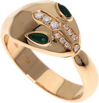 Bulgari Gold Pink Gold (18K) Band Ring (Pre-Owned)