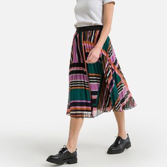 BA&SH Plisseerock UHENDY, gemustert - Gr&uuml;n - BA&SH