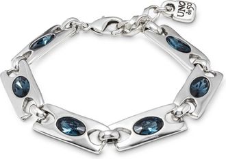 UNOde50 Black Crystal Gold Bracelet