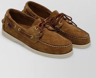 Sebago leather boat shoes