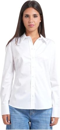 Guess Mujer, Blusas y Camisas, Blanco, Talla: L