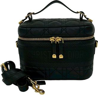 Dior Pre-owned Dior Small Lambskin Cannage DiorTravel Vanity Case Ladies WC9GBKPFNVCMNCHF