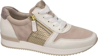 Gabor Schoenen, Dames, Beige, 36 EU, Leer, 63.420.24 Sneakers