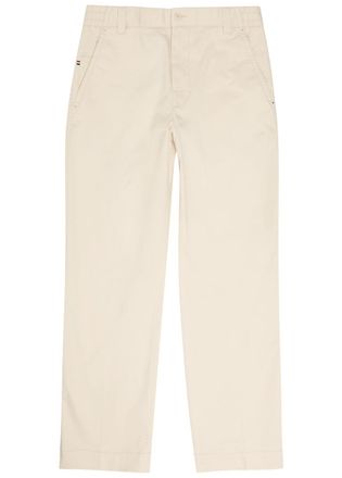 Moncler Straight-leg Stretch-cotton Trousers - Cream - 54 (IT54 / Xxl)