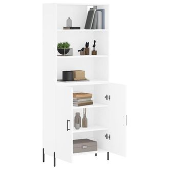 Berkfield Home Highboard White 69.5x34x180 cm Engineered Wood