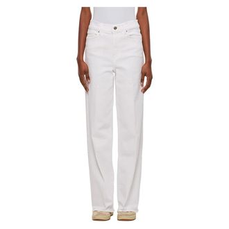 Frame Denim Jeans, Dames, Wit, W28, Katoen, Le Slim Palazzo