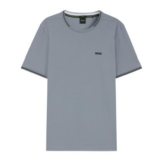 HUGO BOSS Heren Hbg Taul katoenen T-shirt met normale pasvorm (Donkergrijs)