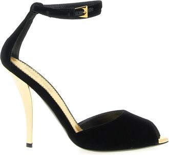 PARIS TEXAS Viscose Stiletto Heel Womens Sandals