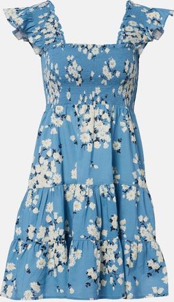 Rixo Sidney floral cotton minidress