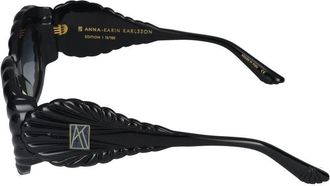 Anna-Karin Karlsson Womens Shade Sunglasses Black Acetate