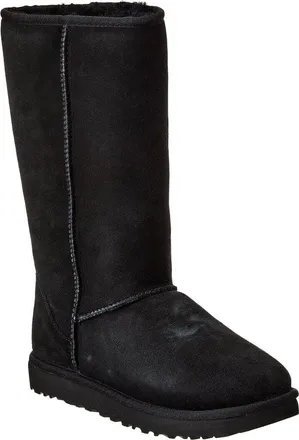 UGG Classic Tall II Suede & Shearling Boot