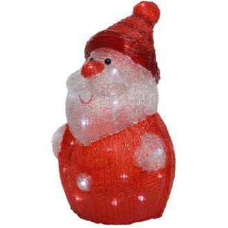 Kaemingk Pap&aacute; Noel En Acr&iacute;lico Con Led 23x24x H37cm