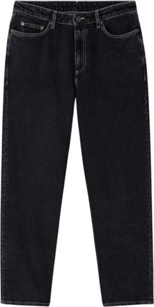 American Vintage Jeans, Dames, Blauw, W32, Jeans met lage taille en 5 zakken