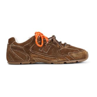 Miu Miu Sneakers, female, Brown, Size: 8 1/2 US 530 SL Suede Sneakers