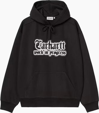 Carhartt Work in Progress Mens Carhartt WIP World Tour Hoodie Black - Size: 40