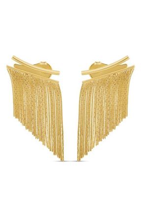 SHYMI Fringe Earrings in Gold at Nordstrom