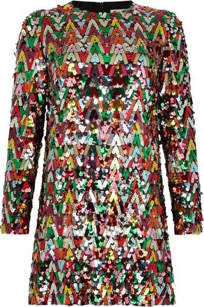 Valentino Garavani Dames, Jurken, Veelkleurig, Maat: XL Zijde