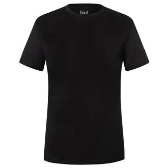 super.natural Sierra 140 Tee T-Shirt f&uuml;r Herren | schwarz