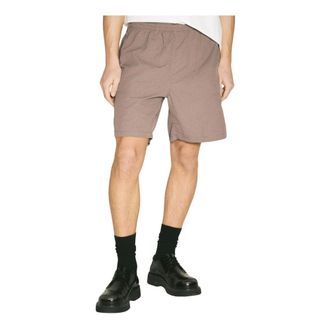 Undercover Casual Shorts, male, Brown, Size: 2XL Zip Pocket Crease-Effect Shorts
