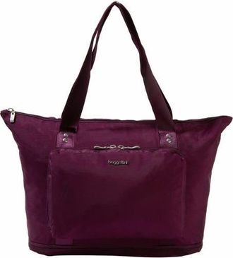Baggallini Carryall Expandable Packable Weekender Tote Bag in Mulberry at Nordstrom