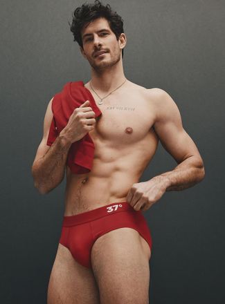 Le 31 Mens Sporty microfibre brief Retransformed polyester