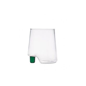 Zafferano Gamba de Vero Zafferano Bicchiere in vetro borosilicato colore Verde box 6 pezzi