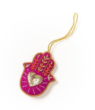 Matr Boomie Larissa Plush Hamsa Felt Ornament - Handmade, Embroidered at Nordstrom