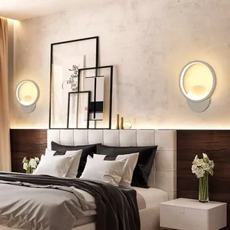 OEM Applique Da Parete A Led Per Interni, 13 W, Rotonda, Bianco Caldo 3000 K, Moderna, Per Camera Da Letto, Soggiorno, Scale, Corridoio, Ca 220 V
