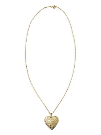 Pucci Heart Mirror Pendant Necklace Accessories