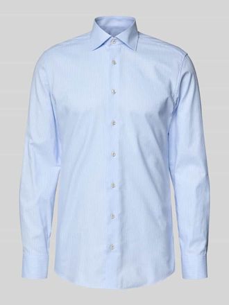 Eterna Slim Fit Business-Hemd mit Kentkragen in Bleu, Gr&ouml;&szlig;e 40