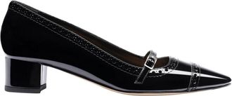 Parall&egrave;le Basil Pump - Dames - Pumps - Zwart - 40 EU - Leer - Schoenen